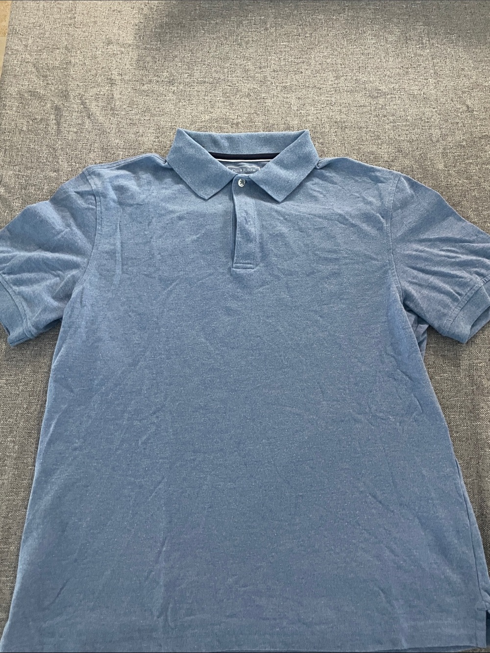 Club Room Men's Light Blue Polo Shirt